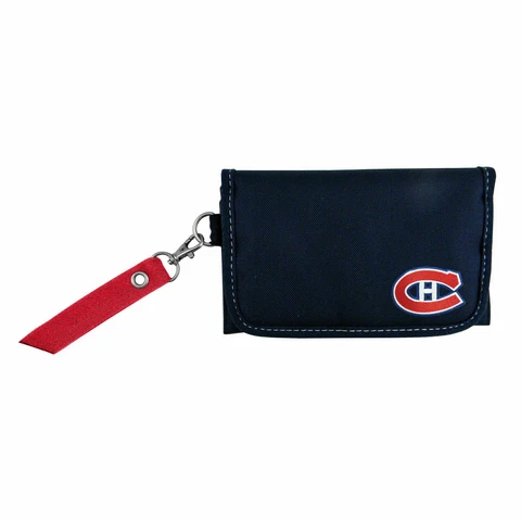 NEW MONTREAL CANADIENS FASHION ORGANIZER WALLET w/RIBBON HOLDS PHONE LICENSED Cover