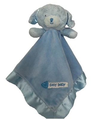 Kids Preferred Cozy Baby Blue Puppy Lovey Security Blanket Plush - Image 1 of 4