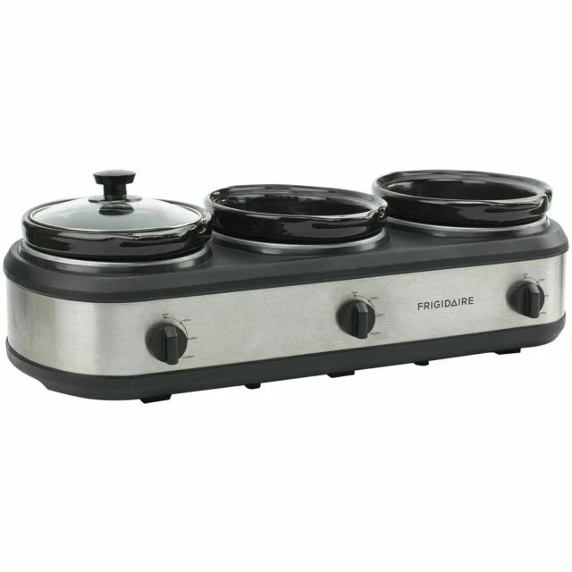 Frigidaire ESC3105SS 2.5-Quart Three Pot Slow Cooker - Image 1 of 1