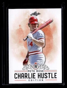2020 Leaf Charlie Hustle Edition Pete Rose #03 - Picture 1 of 2