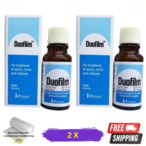 2 X Duofilm Salicylic Acid 15ml For Removing Plantar Warts Corns And Calluses - Picture 1 of 6