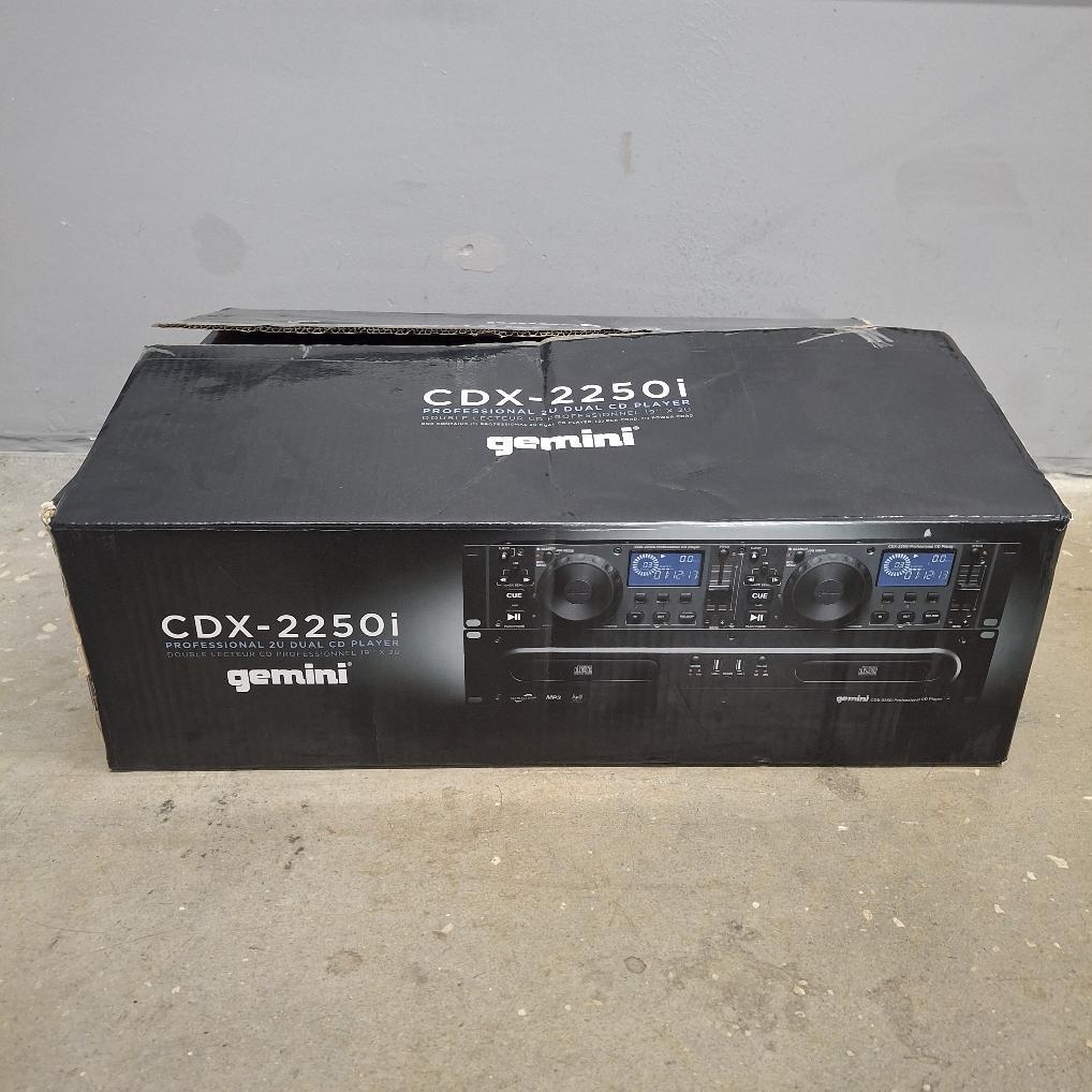 gemini DJミキサー/CDプレーヤー CDMP-6000 ハードケース付 ✨️希少 GEMINI CD プレイヤー CDMP-6000 専用ハードケース付