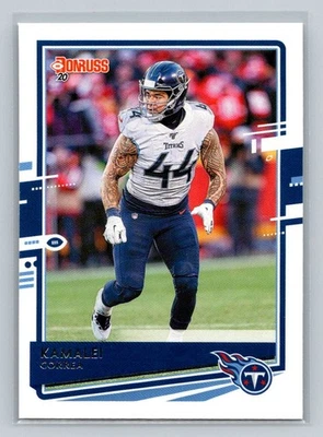 2020 Donruss #249 Kamalei Correa Tennessee Titans Football Card - Image 1 of 2