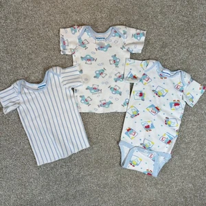 Fisher Price Vtg Baby Bodysuit Bundle 3 Pack Small 14-18 lbs Made in USA - Cute - Picture 1 of 7
