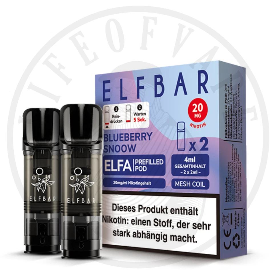 Blueberry Snow Pods für Elfa von Elf Bar