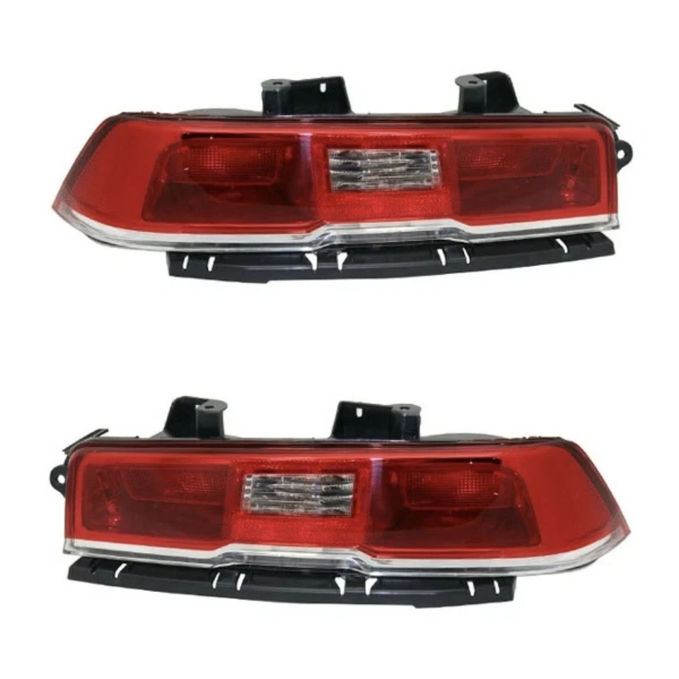 *USADO* 14-15 Luz trasera Camaro Luz de freno trasera con bombilla JUEGO PAR Foto 1 de 3