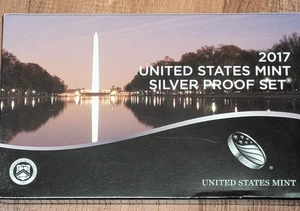 2017 United States U.S. Mint Silver Proof Set Original Box OGP & COA - Picture 1 of 1