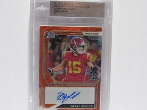 DRAKE LONDON 2022 AUTOGRAFIADO PRE-PRODUCCIÓN PRUEBA CALEIDOSCOPIO NARANJA 1/1 RC - Imagen 1 de 1