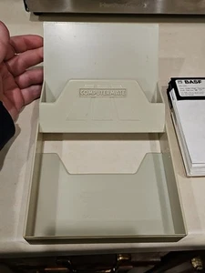 ComputerMate Bibliothekskoffer und 12 x 5,25 Disketten Halter Aufbewahrung Vintage Flip - Bild 1 von 10
