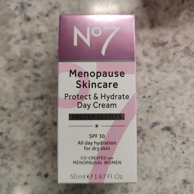 No7 Menopause Skincare Protect & Hydrate Day Cream SPF30, 50ml – Dry Skin - Image 1 of 4