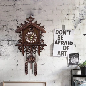 Horloge Murale Coucou Vintage D??corative Arbre Maison Balan?oire Design pour C - Picture 1 of 20