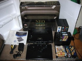 BOXED NEO GEO AES CONSOLE JAP+ART OF FIGHTING 2, WORLD HEROES 2, FF SPECIAL