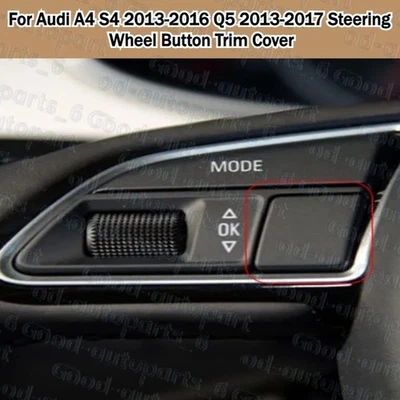 Cubierta embellecedora botón volante audi a4 s4 2013-2016 q5 2013-2017 Foto 1 de 4