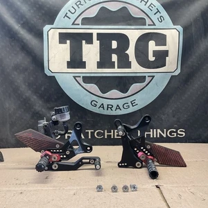 LighTech Folding Rearset Shifters Pedals Peg For 11-15 Kawasaki ZX10R FTRKA003R - Bild 1 von 11