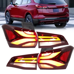 Set LED Tail Lights Rear Brake Lamps For Chevrolet Equinox 2022-2023 Inner+Outer - Picture 1 of 14