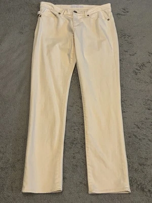 Pantalones de mezclilla Rock & Republic para mujer 12 crema Berlín ajustados elásticos tejidos suaves informales Foto 1 de 4