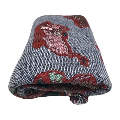 Goodwin Weavers 100% Cotton Throw Blanket Western Theme - Image 1 of 4