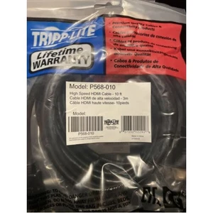Eaton P568-010-RD EATON TRIPP LITE SERIES HIGH-SPEED HDMI CABLE, DIGITAL VIDEO W - Picture 1 of 1
