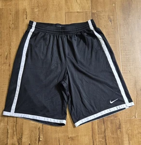 VTG Y2K Nike Dri Fit Basketball Shorts Men XL Black Activewear Athleisure FLAW - Picture 1 of 21