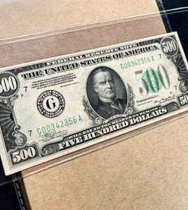 Fr. 2202-G 1934A $500 Federal Reserve Note CHICAGO "HIGH DENOMS" - VF Comment - Picture 1 of 5