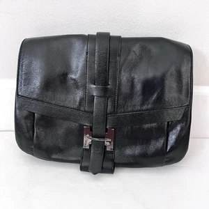 NEU Halston Heritage Leder Schultertasche mehrere Taschen Schultergurt - Bild 1 von 13