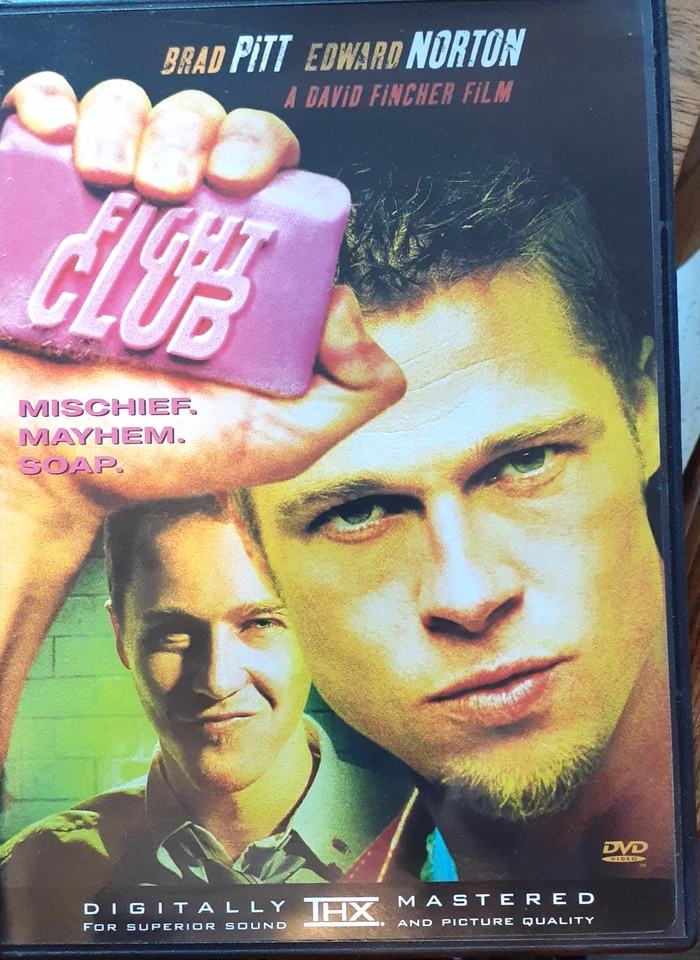 Fight Club (1999) DVD, Widescreen, THX, Brad Pitt, Edward Norton disc only - Image 1 of 1