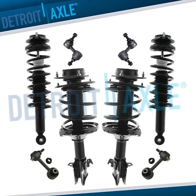 8pc Front Rear Struts w/ Coil Spring Sway Bars Kit for 2012-2015 Subaru Impreza - Image 1 of 4
