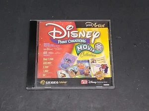 Print Artist Disney Print Creations Movie Collection PC CD ROM Windows 95/98 - Picture 1 of 3