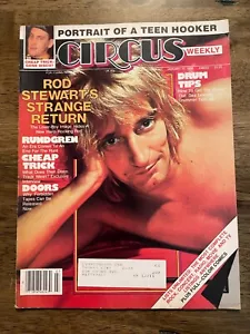 Circus Magazine January 23 1979 #207 Rod Stewart Rick Nielsen CHEAP TRICK Poster - Picture 1 of 4