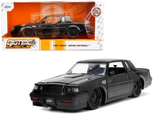 1/24 Jada 1987 Buick Grand National BLACKBIRD Diecast Model Car Black 34199 - Picture 1 of 3