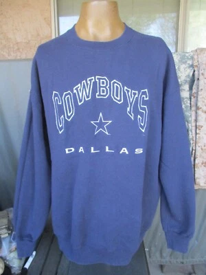 Sudadera De Colección Años 90 DALLAS COWBOYS, Hecha en Estados Unidos, Nuez Moscada, Talla XL Foto 1 de 4