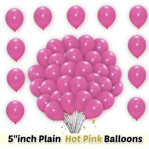 Small Round Balloons 5" Mini LATEX Helium Balloons 10" Plain BALLOONS BIRTHDAY