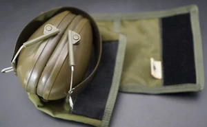 Peltor Bull's Eye 6 Military Hearing Protection Over the Head Earmuffs w/ pouch - Picture 1 of 11