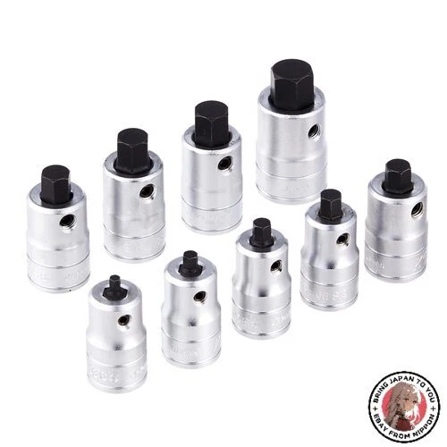 NEW Kyoto Tools (KTC) TBT3SS09H 3/8 Stubby Hexagon Bit Socket S - Image 1 of 1