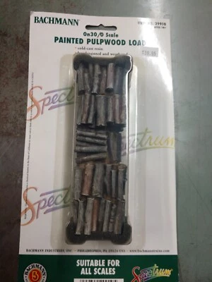 Bachmann 29910 - On30/O - PULPWOOD LOAD New on Card - Image 1 of 4