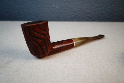 Vintage Estate Dr Grabow Crown Duke Rusticated Import Brial Filter Tobacco Pipe - Image 1 of 4