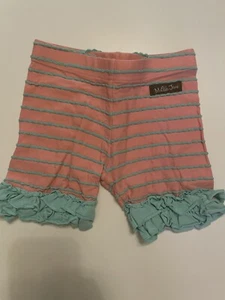 Matilda Jane girls size 4 pink Kickball ruffle shorties Adventure Begins  - Picture 1 of 4