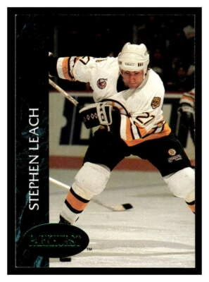 1992 Parkhurst  #241 Steve Leach - Boston Bruins - Image 1 of 2