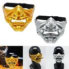 Head Grimace Cosplay Mask Samurai Half  Mask  Creative Japanese Mask Scary Head