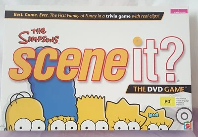 The Simpson's Scene It The DVD Game (Mattel, 2009) Complete 2+ Players. Ages 3+  - Image 1 of 4