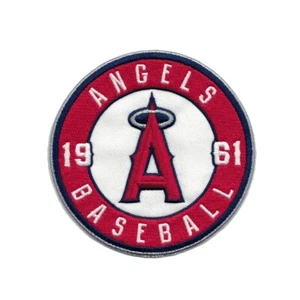 Los Angeles Angels of Anaheim MLB Baseball 1961 Round Sleeve Jersey Patch 4" - Picture 1 of 1