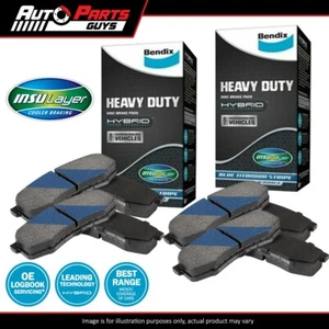 Bendix HD Front & Rear Disc Brake Pads fits VW Amarok 2H 3.0L TDI500 - TDI580 - Picture 1 of 2