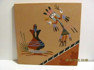 Handgefertigte Sandkunstmalerei im südwestlichen Stil - wunderschön - Bild 1 von 5