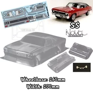 1/10 Onroad Rc Car 200mm Clear Body Shell For Traxxas 4tec Kyosho Fazer Sakura - Picture 1 of 4