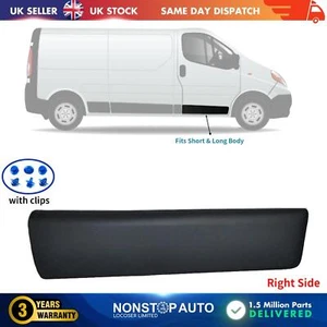 Front Right Door Panel Moulding Trim Fits Renault Trafic II Vauxhall Vivaro - Picture 1 of 8