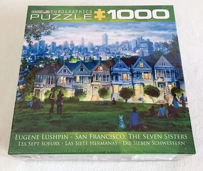 Eurographics 1000-Piece Puzzle SAN FRANCISCO SEVEN SISTERS 19-1/4" x 26-5/8" NEW - Image 1 of 4