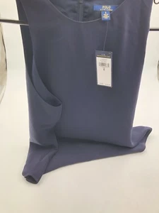 Blusa para mujer Polo Ralph Lauren talla 6 azul nueva con etiquetas $145 - Imagen 1 de 8