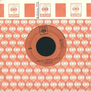 DISCO 45 GIRI BOB DYLAN – RAINY DAY WOMEN N. 12 & 35 / PLEDGING MY TIME - Foto 1 di 2