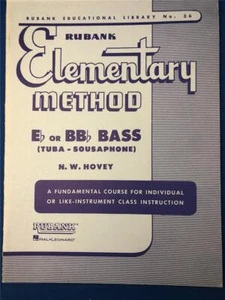 Rubank Elementary Method Eb or BBb Tuba Sousaphone Beginner Instruction Music - Picture 1 of 1