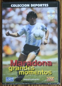 MARADONA GRANDES MOMENTOS Colección Deportes Soccer Diego Armando Maradona DVD - Picture 1 of 6